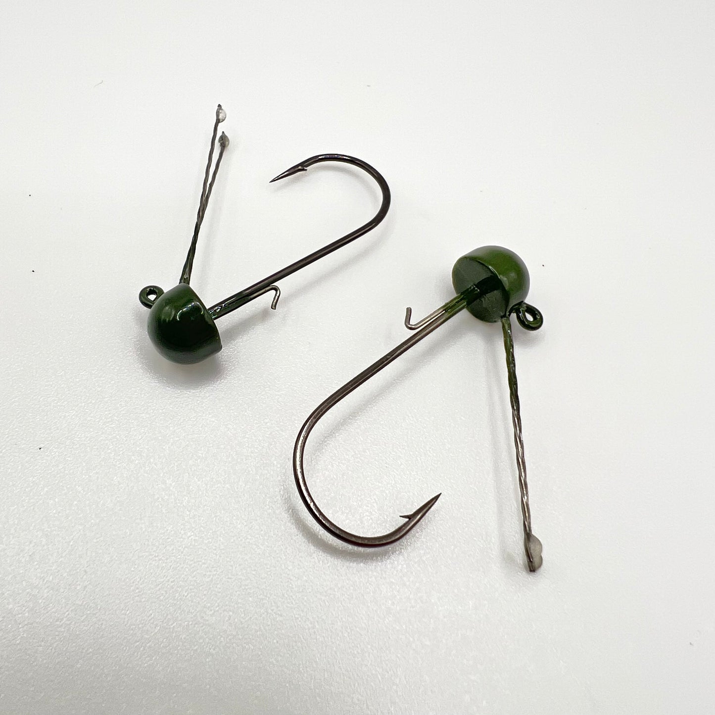 Tungsten Weedless Ned Head (Dark Green)