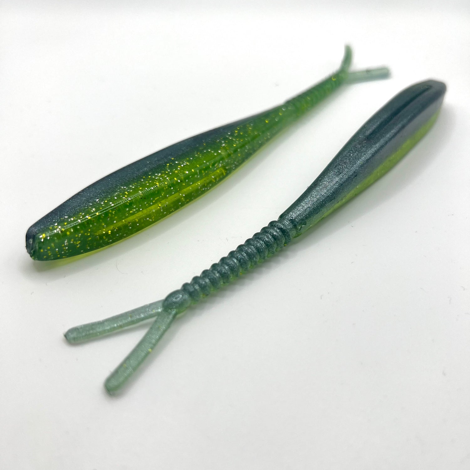 Torrent Outdoors Stoneroller jig head minnow bass fishing lure with lifelike action.